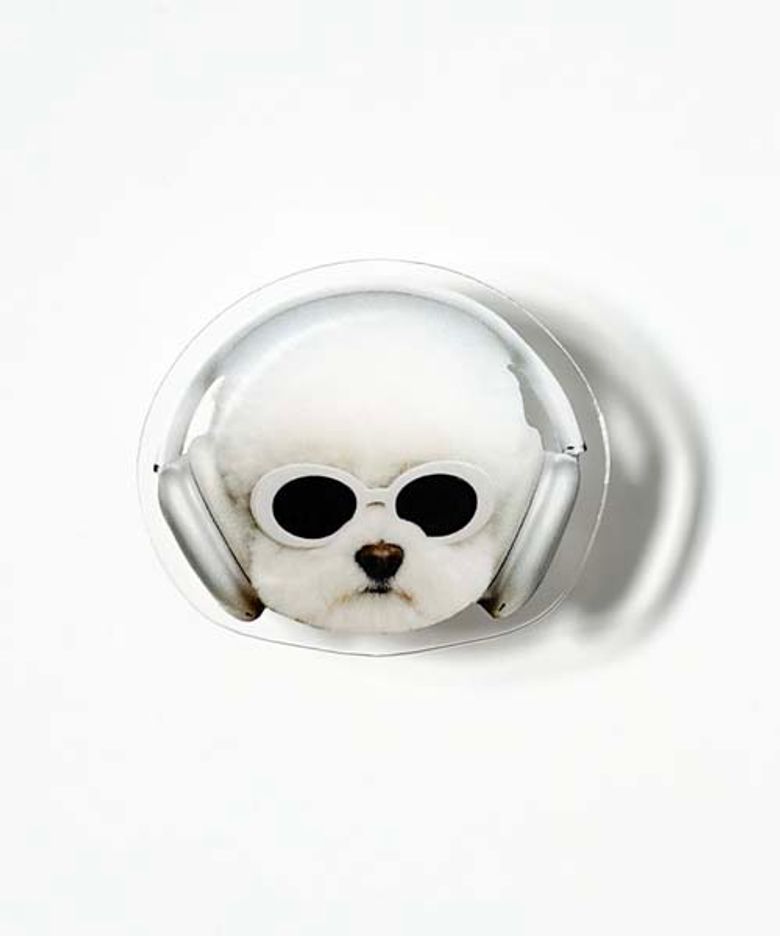 Snow Pup Face 눈 멍 얼굴 (아크릴톡)