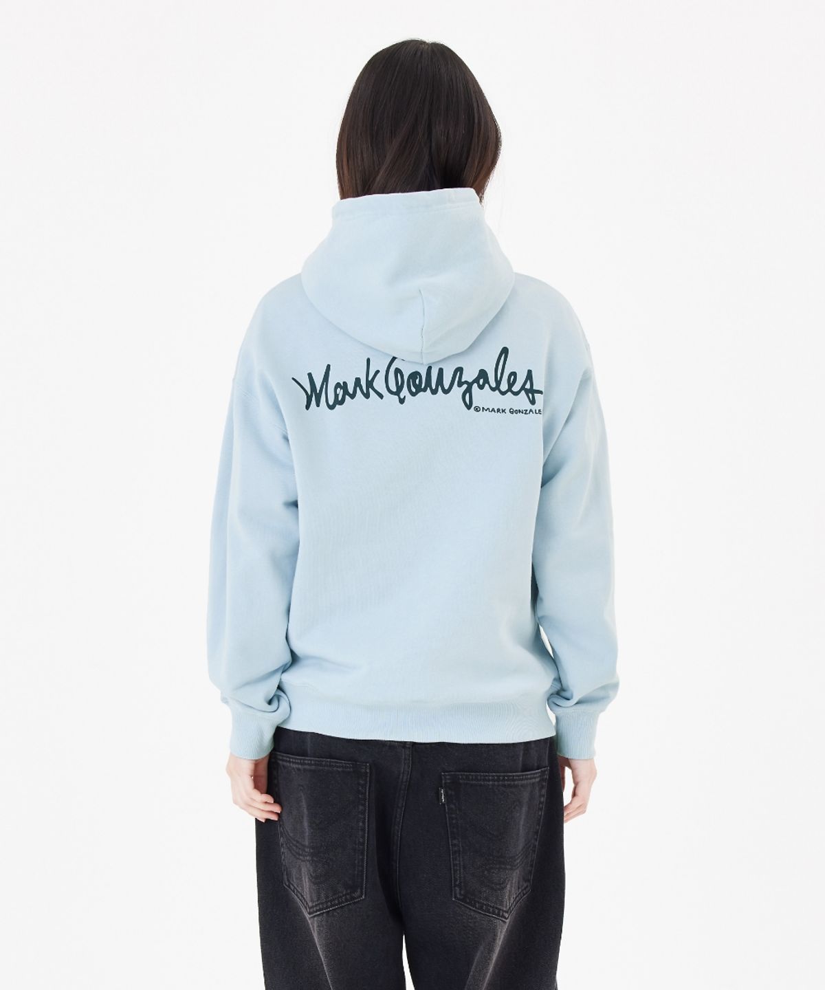 마크곤잘레스(MARK GONZALES) 엔젤 와펜 스웨트 후디 - SKY BLUE