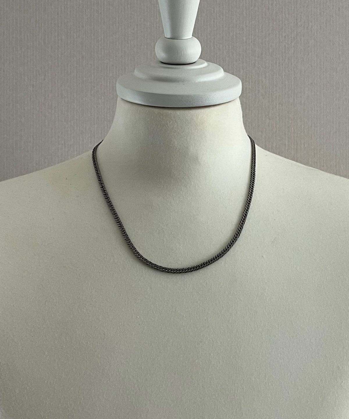 섹스토(SEXTO) [목걸이][써지컬스틸]0.8 DC Chain Necklace Vintage Silver