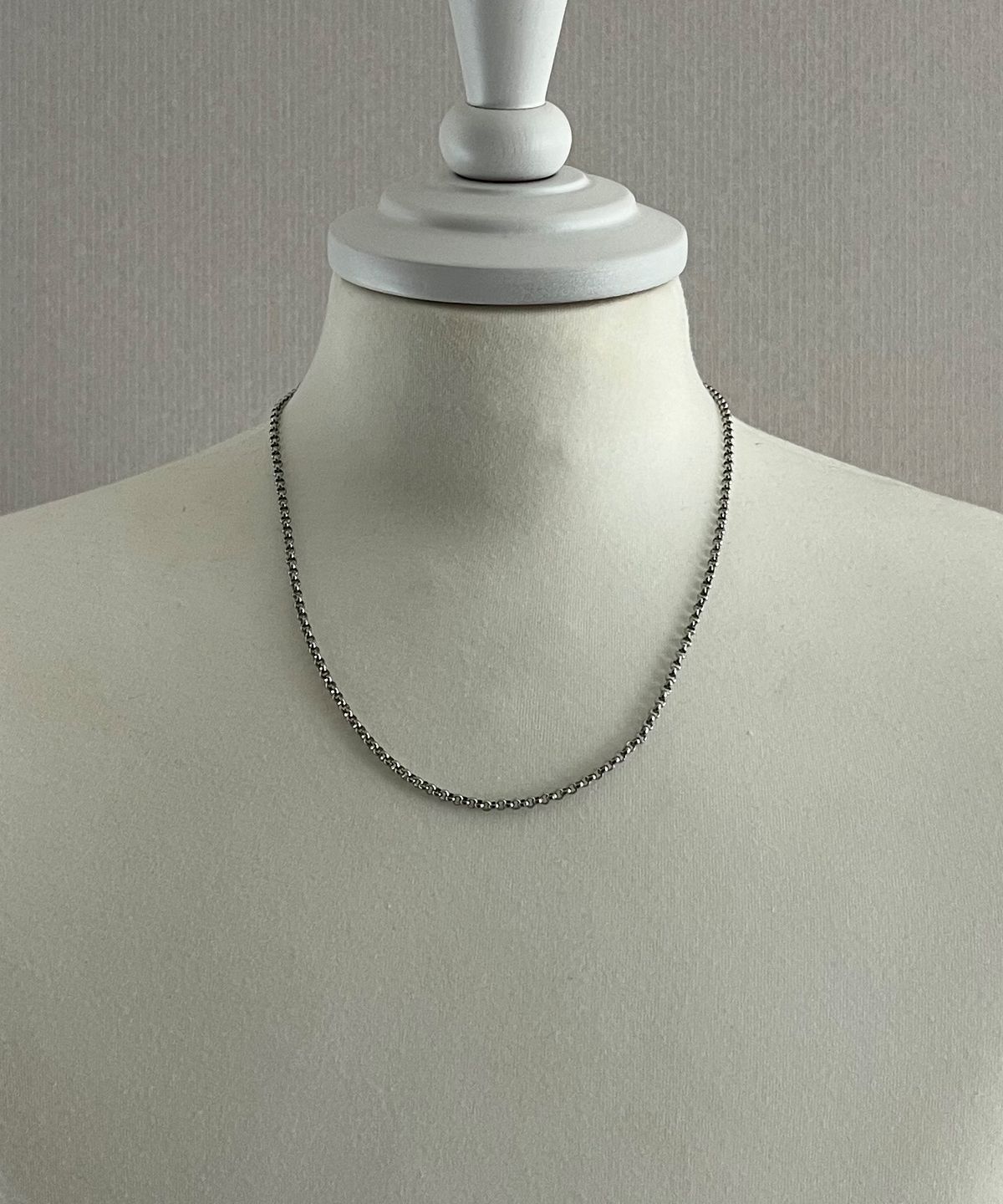 섹스토(SEXTO) [목걸이][써지컬스틸]BL 3MM Chain Necklace Silver