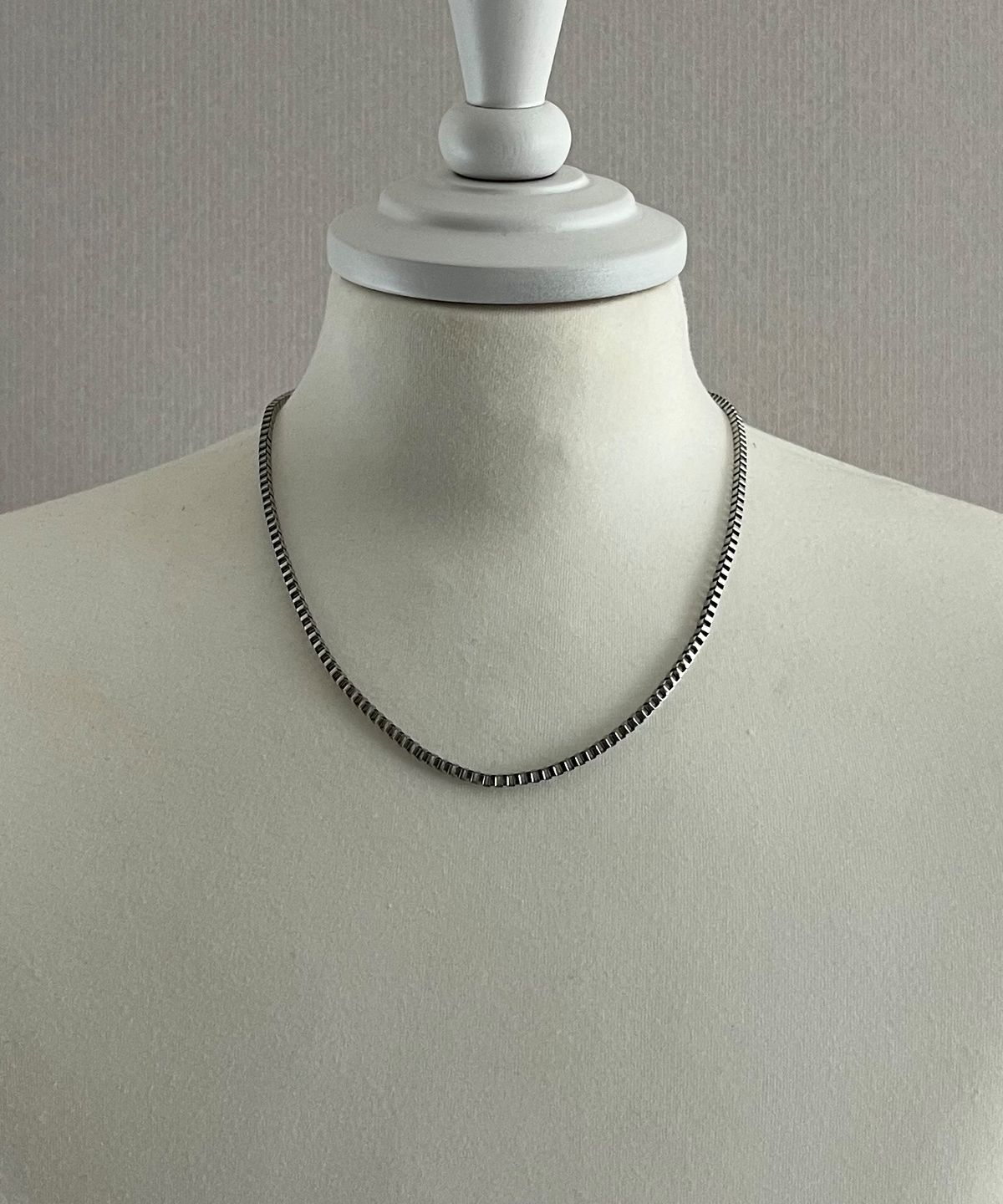 섹스토(SEXTO) [목걸이][써지컬스틸]3MM BOX Chain Necklace Silver