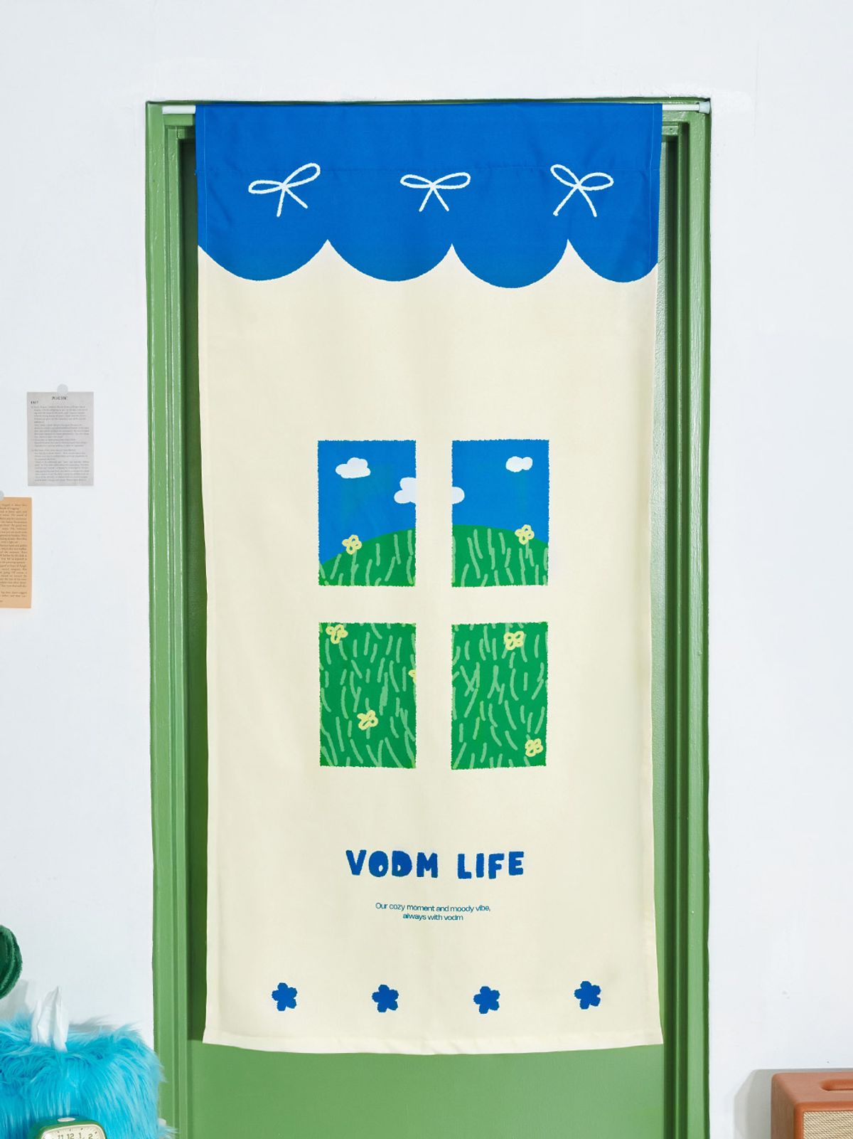 뷔오디엠(VODM) Blue roof 도어 가림막 커튼