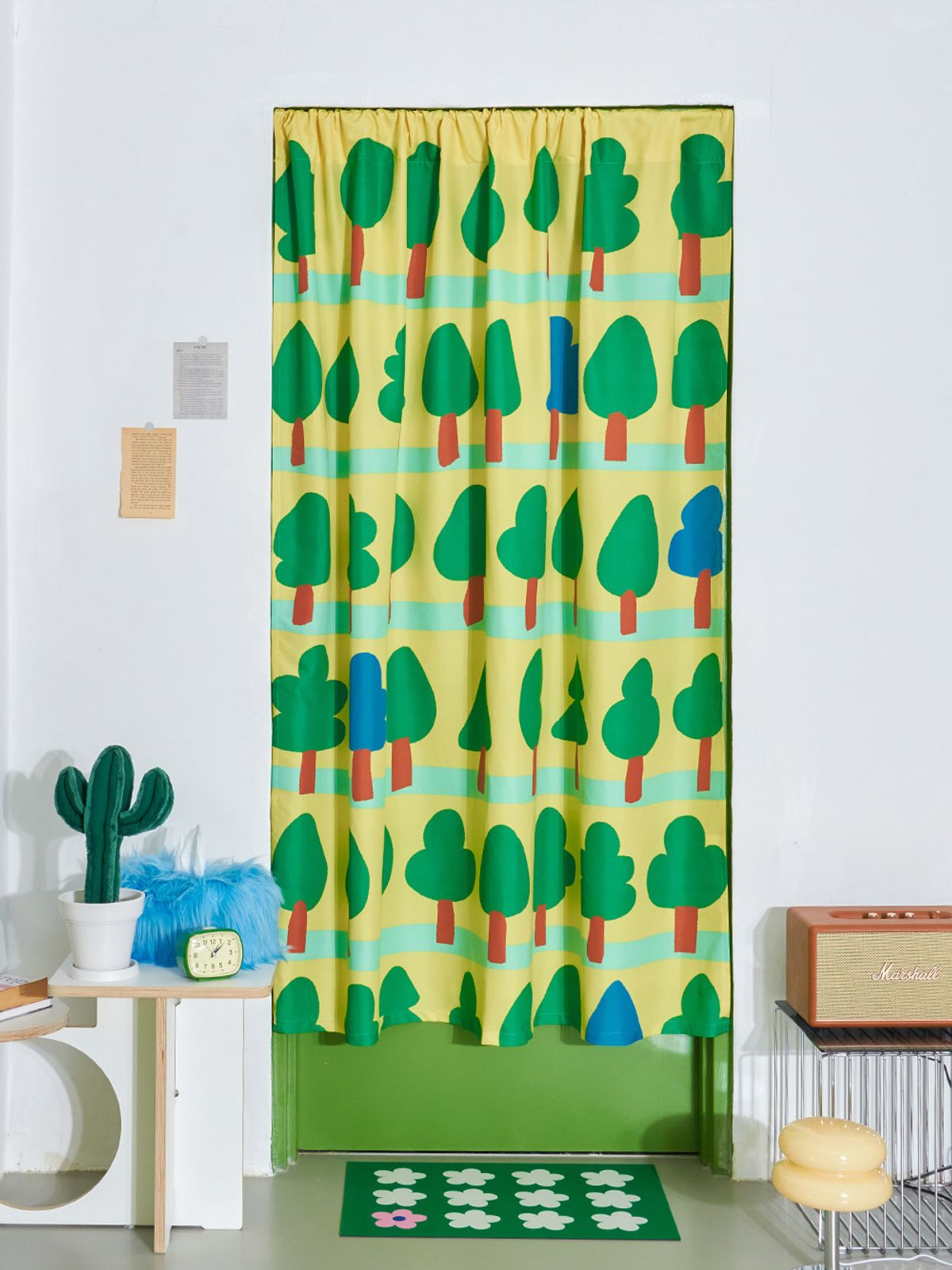 뷔오디엠(VODM) Grove Yellow 포인트 커튼 2size