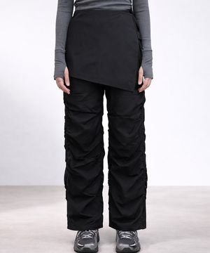 레이어드 셔링 팬츠