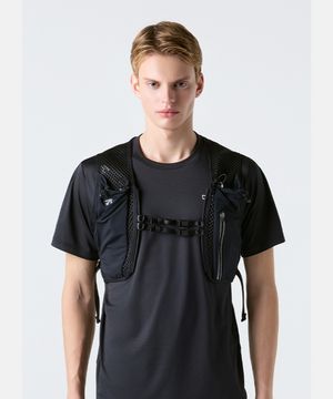 러닝 경량 베스트 블랙 SR123RBG1F