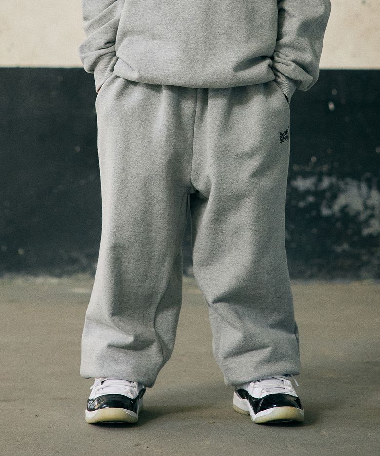 KIDS TAG SWEAT PANTS - M/GREY
