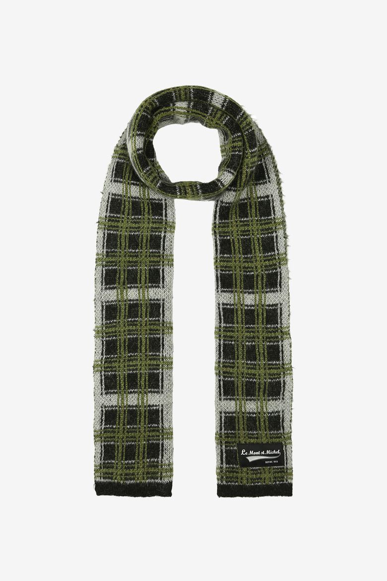 ANDRE-PATTERNED SKARF_Khaki
