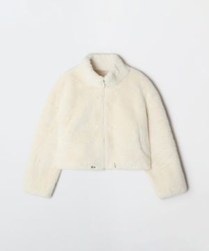 [신세틱레더] 페이크 퍼 집업 숏 재킷_SPJLG11W97