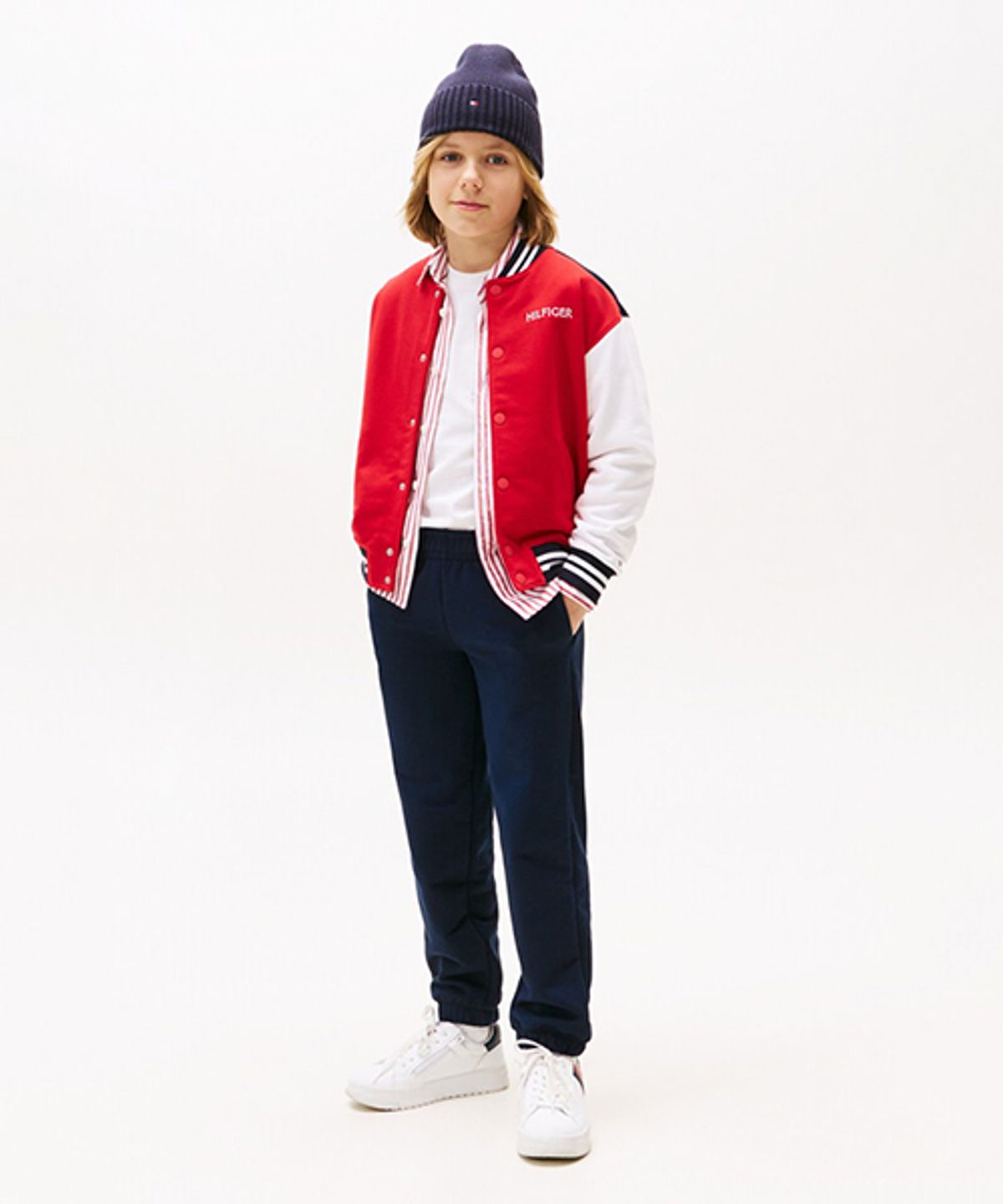 타미힐피거 키즈(TOMMY HILFIGER KIDS) 타임리스 밴딩 스웨트 팬츠