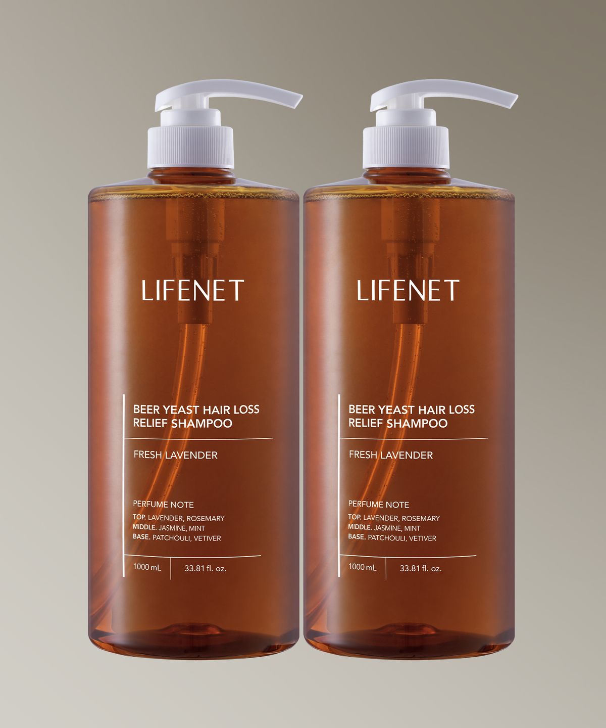라이프넷(LIFENET) [2PACK] 맥주효모 탈모증상 완화 두피케어 샴푸 1000ml