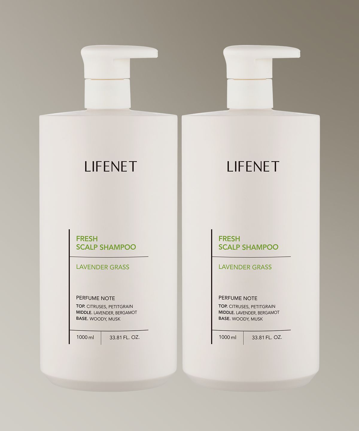 라이프넷(LIFENET) [2PACK] 두피케어 프레쉬 스칼프 샴푸 1000ml