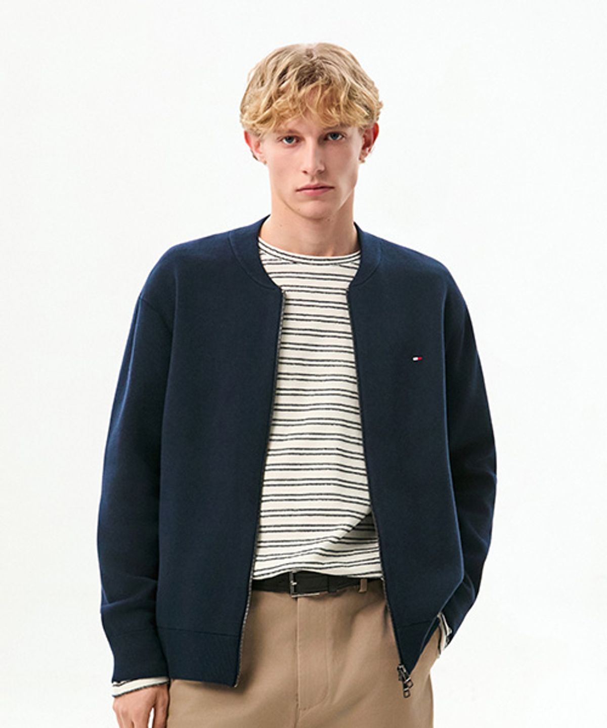 타미힐피거(TOMMY HILFIGER) 풀 밀라노 베이스볼 재킷 (T12G0KCD020MT2C1G)