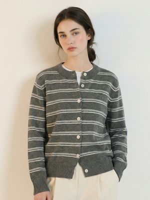루멘 스트라이프 가디건 (3색상)