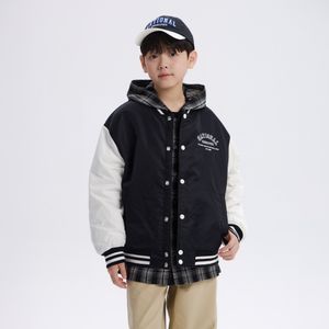 K261UPD910 우븐 베이스볼 패딩 JP CARBON BLACK