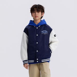 K261UPD910 우븐 베이스볼 패딩 JP NAVY