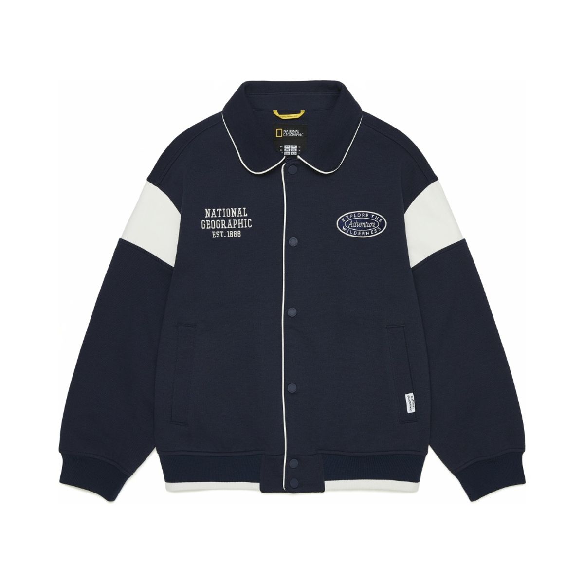 내셔널지오그래픽 키즈(NATIONAL GEOGRAPHIC KIDS) K261UJP920 저지 카라 JP NAVY
