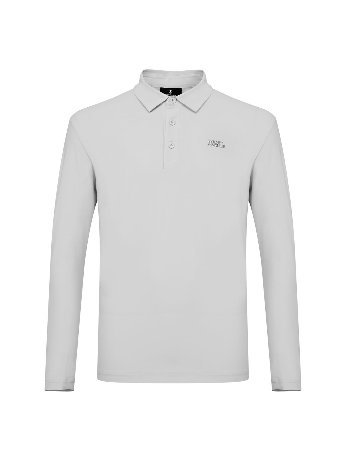 와이드앵글(WIDEANGLE) TO 투어핏 긴팔 폴로 티셔츠 M_Ice Grey