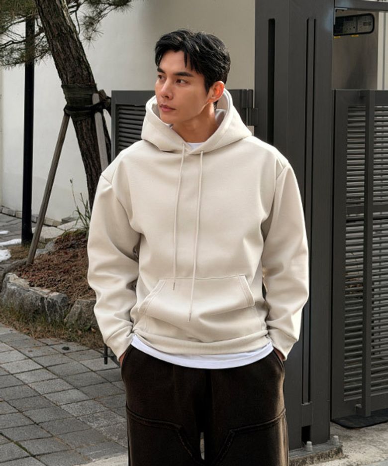 [빅사이즈 XL-6XL] 모노 어깡 절개 오버핏 후드티