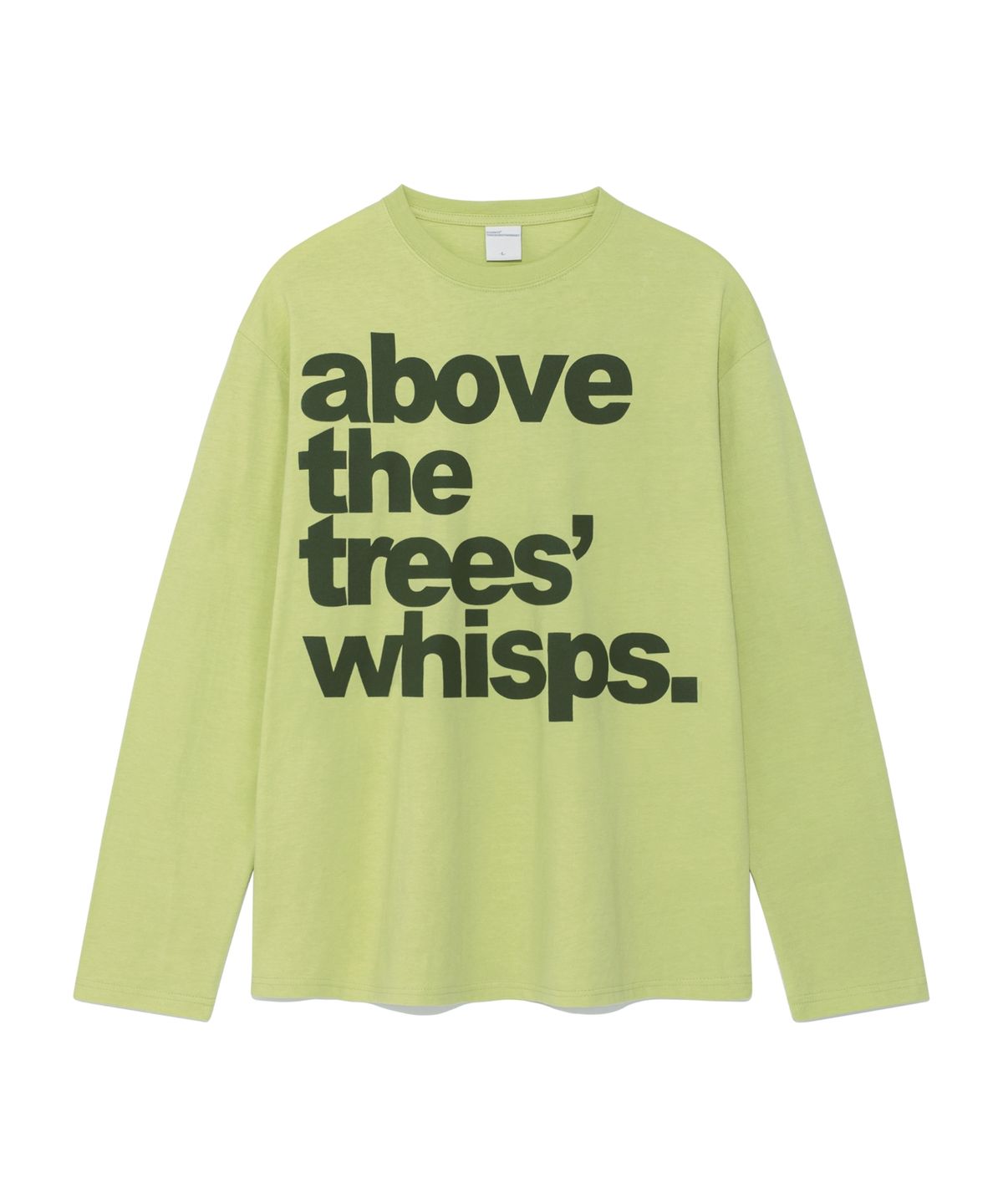 더콜디스트모먼트(THE COLDEST MOMENT) TCM above long sleeve (lime)