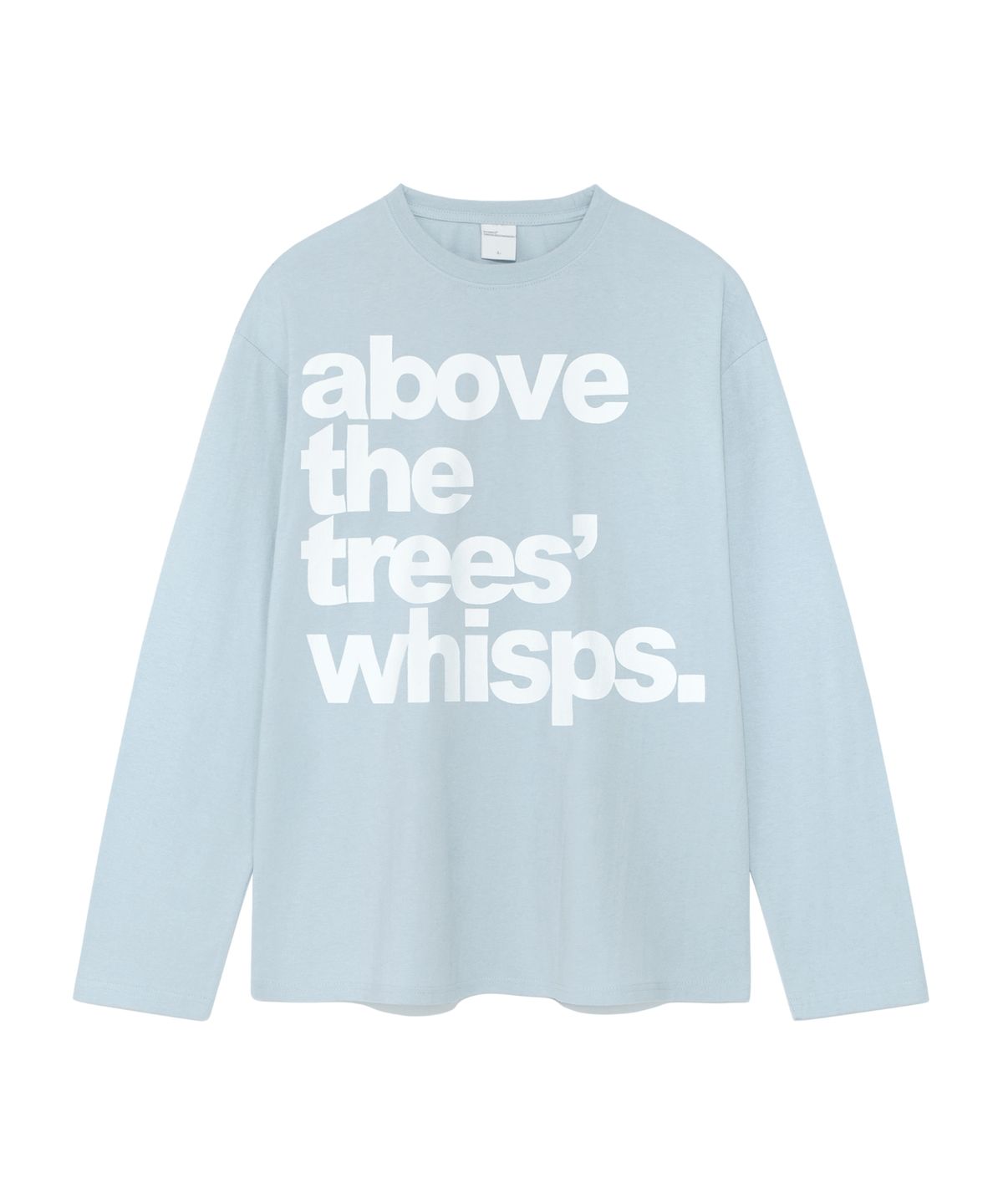 더콜디스트모먼트(THE COLDEST MOMENT) TCM above long sleeve (sky blue)