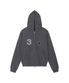 TCM 3 stitch hooded zip-up (dark grey)