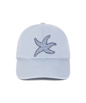 TCM stripe logo patch cap (sky blue)