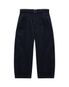 코듀로이 벨티드 커브드 팬츠 (네이비)