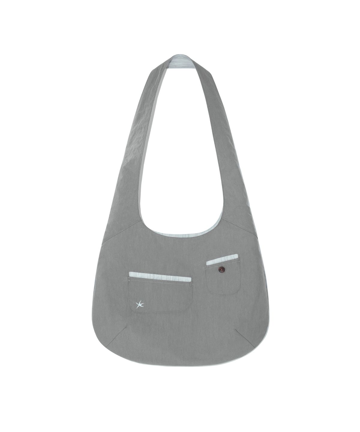더콜디스트모먼트(THE COLDEST MOMENT) TCM curved pocket cross bag (grey)