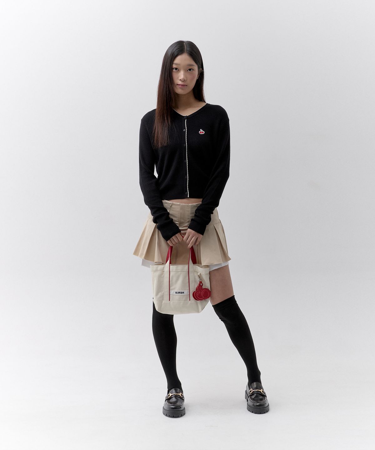 키르시(KIRSH) 키르시 포켓 미니 토트백 [아이보리]