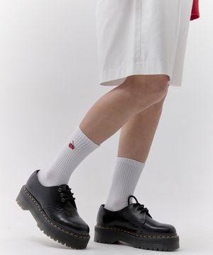 키르시 베이직 체리 포인트 삭스 5팩 [화이트]