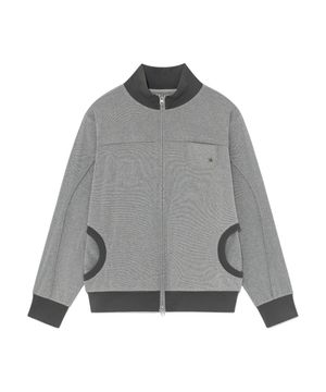 TCM cozy line jersey zip-up (grey)