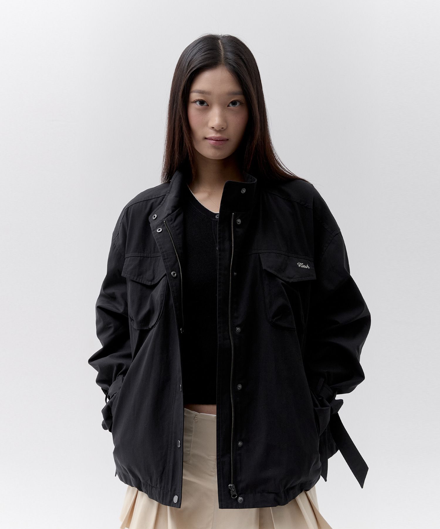 MUSINSA公式 | KIRSH プレーンルーズフィットフィールドジャケット 