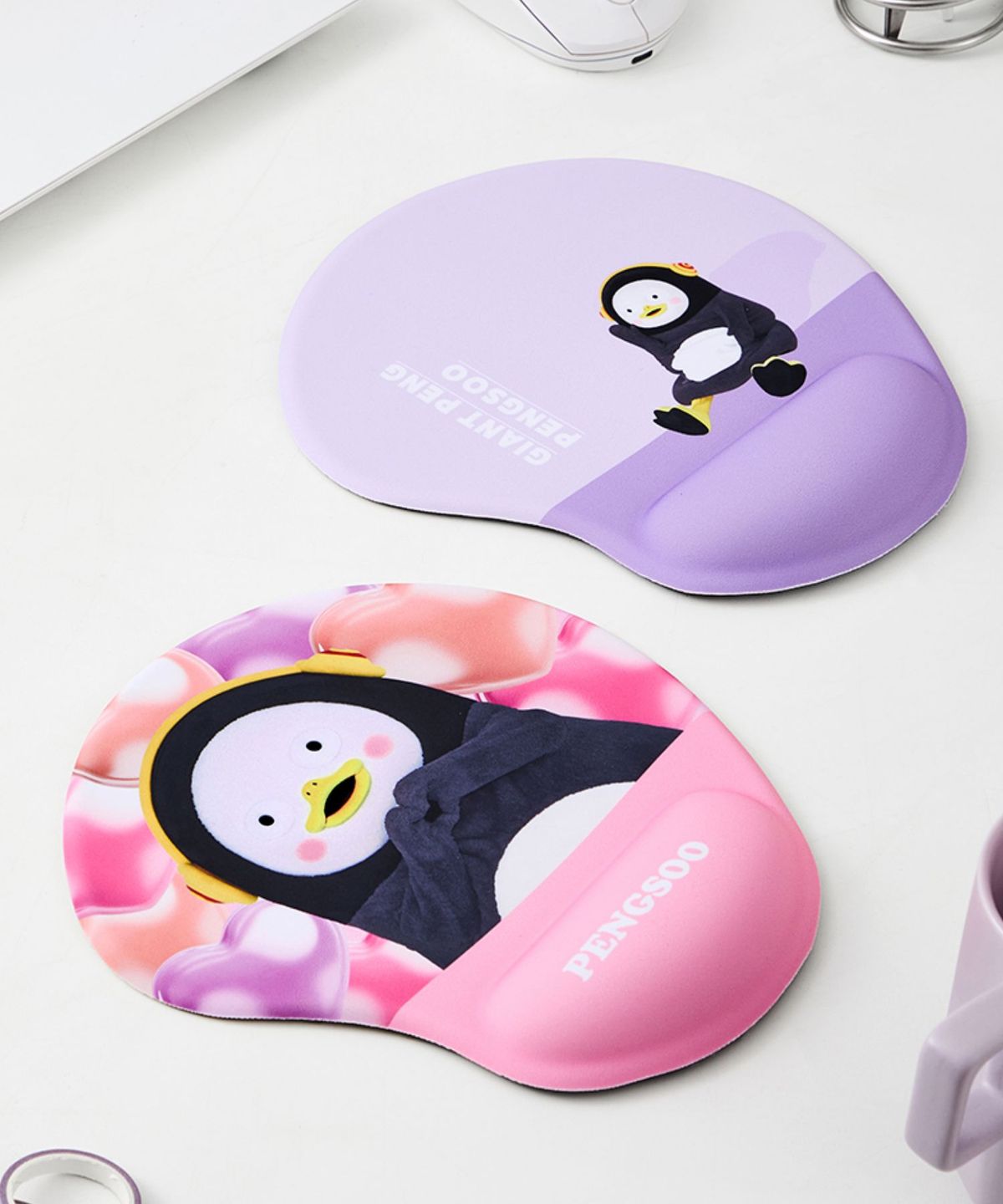 베이비펭(BABYPENG) 손목보호 쿠션 젤 마우스패드 자이언트팽