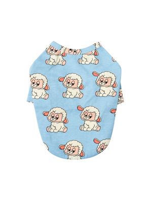 아이코닉 울리 반팔 : 스카이블루