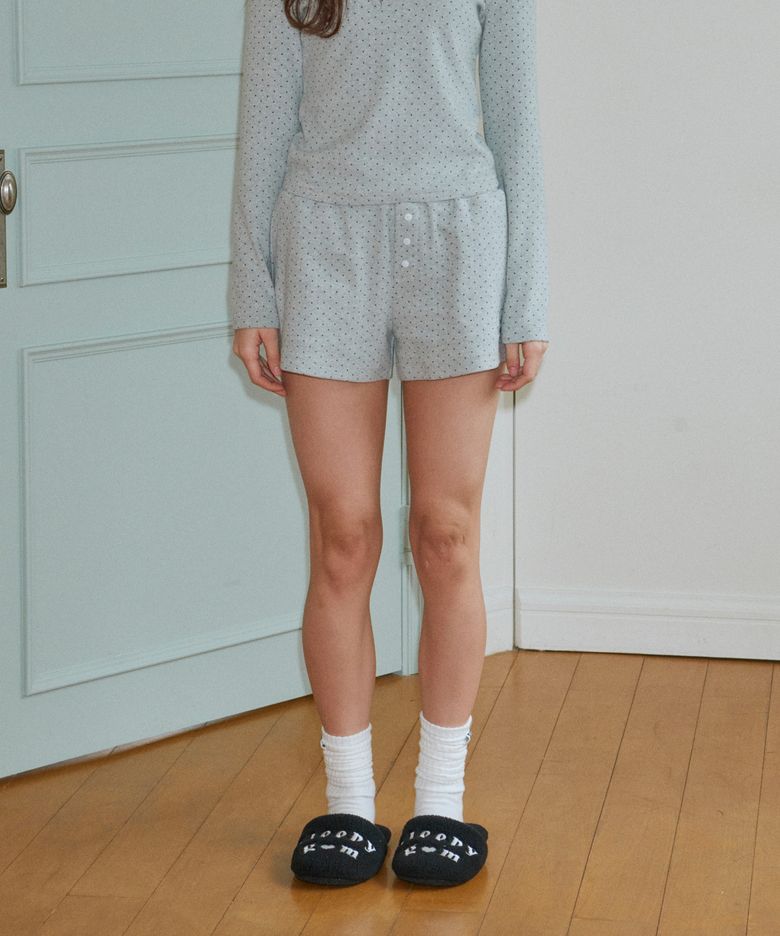 Light Gray Bubble Pop Short Pants
