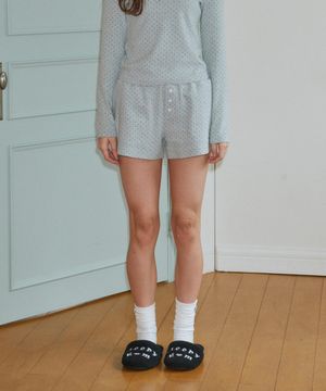 Light Gray  Bubble Pop Short Pants