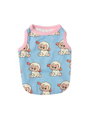 아이코닉 울리 민소매 : 스카이블루