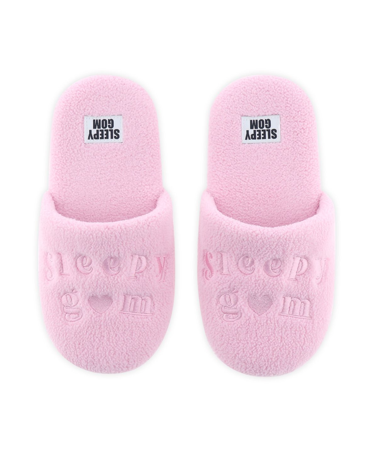 슬리피곰(SLEEPYGOM) Pink Terry Room Shoes