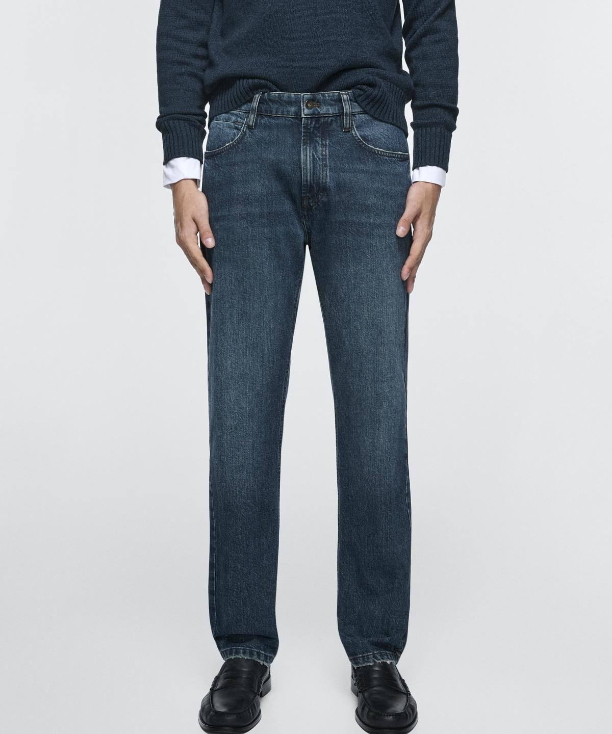 마시모두띠(MASSIMO DUTTI) 테이퍼드핏 진