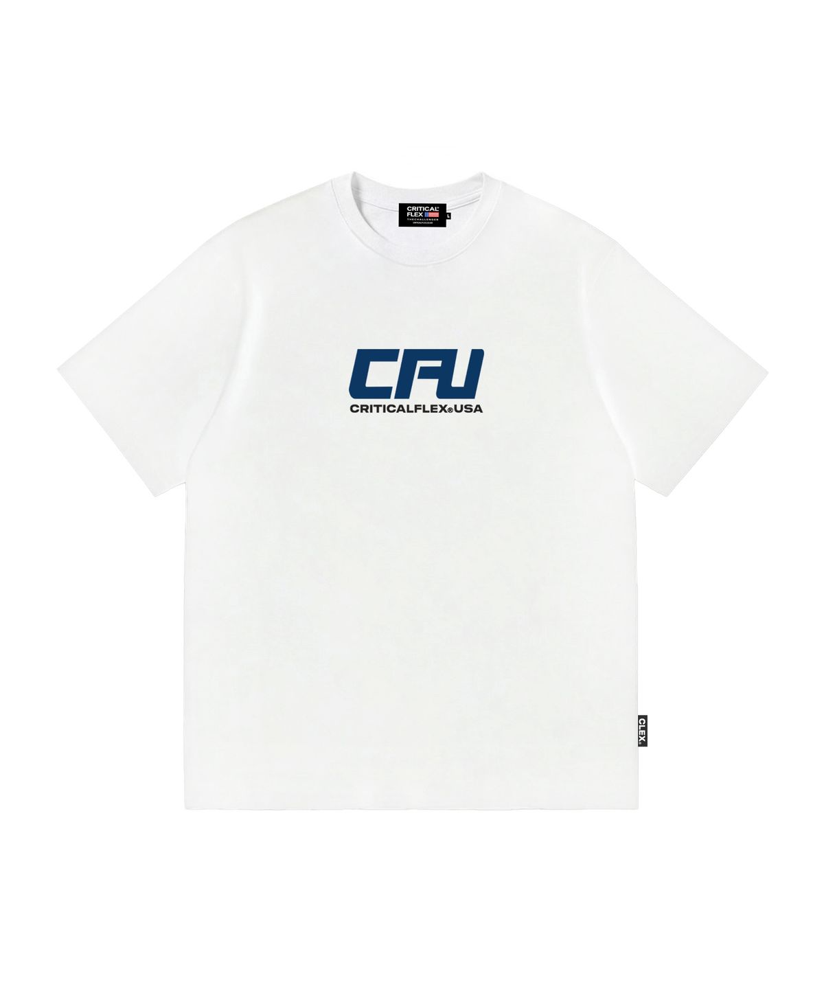 크리티컬플렉스(CRITICALFLEX) CFU 복싱 로고 반팔티 화이트