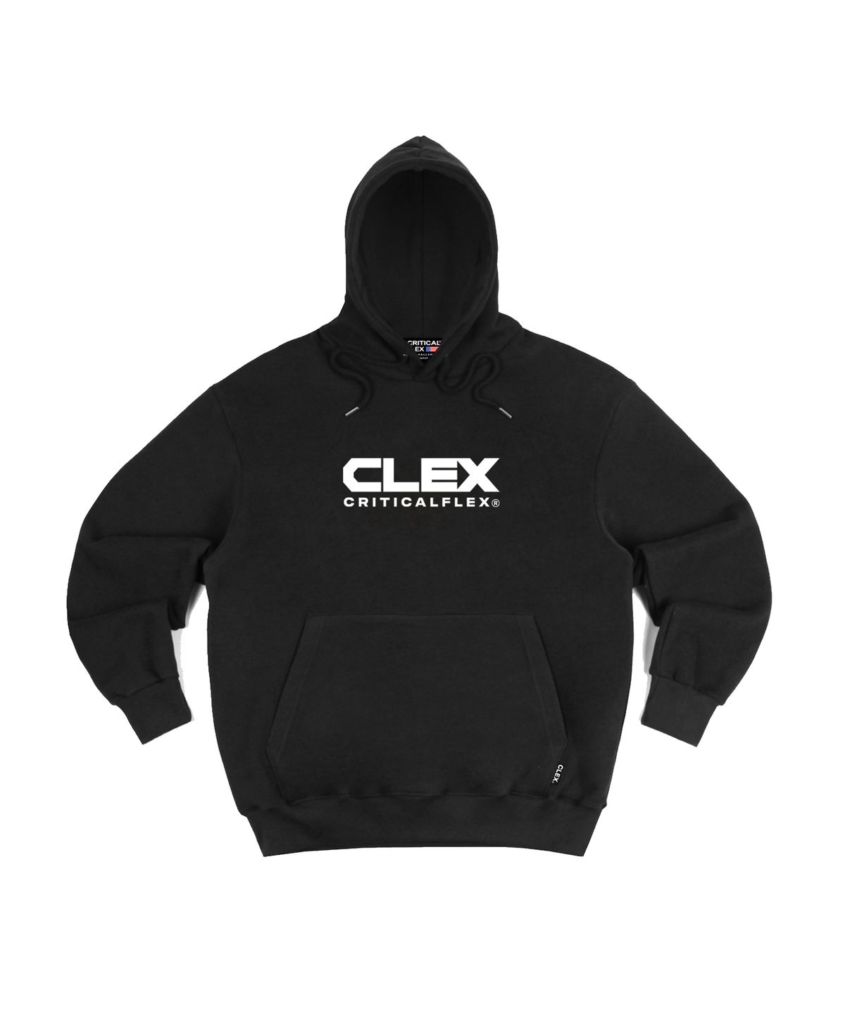 크리티컬플렉스(CRITICALFLEX) 클렉스 유에스에이 후드티 블랙