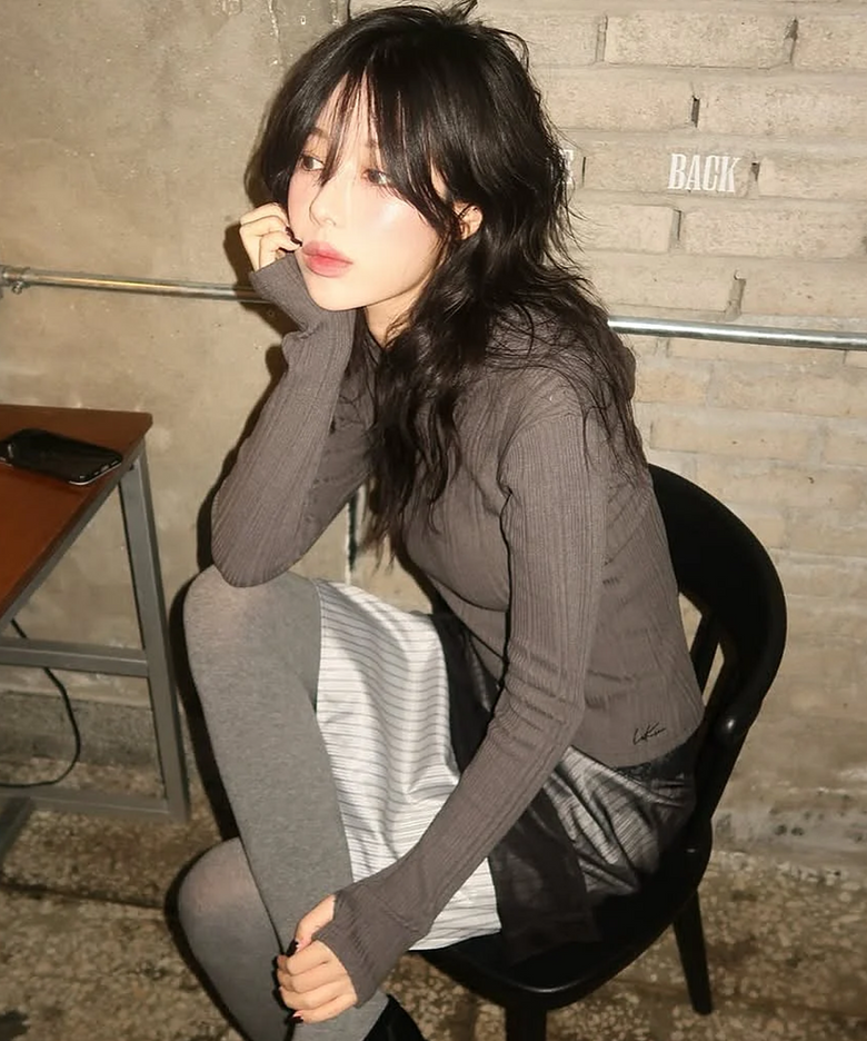 슬림 립 후드 (차콜)