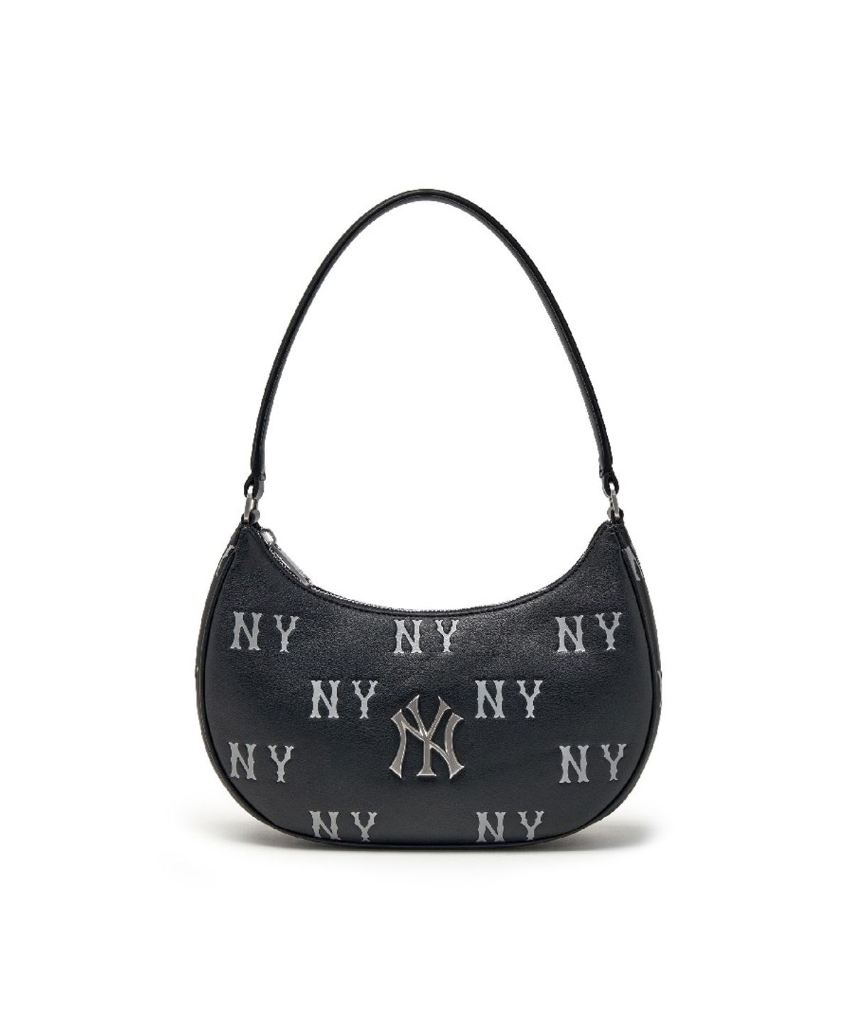 엠엘비(MLB) 클래식 모노그램 엠보 호보백 NY (Black)