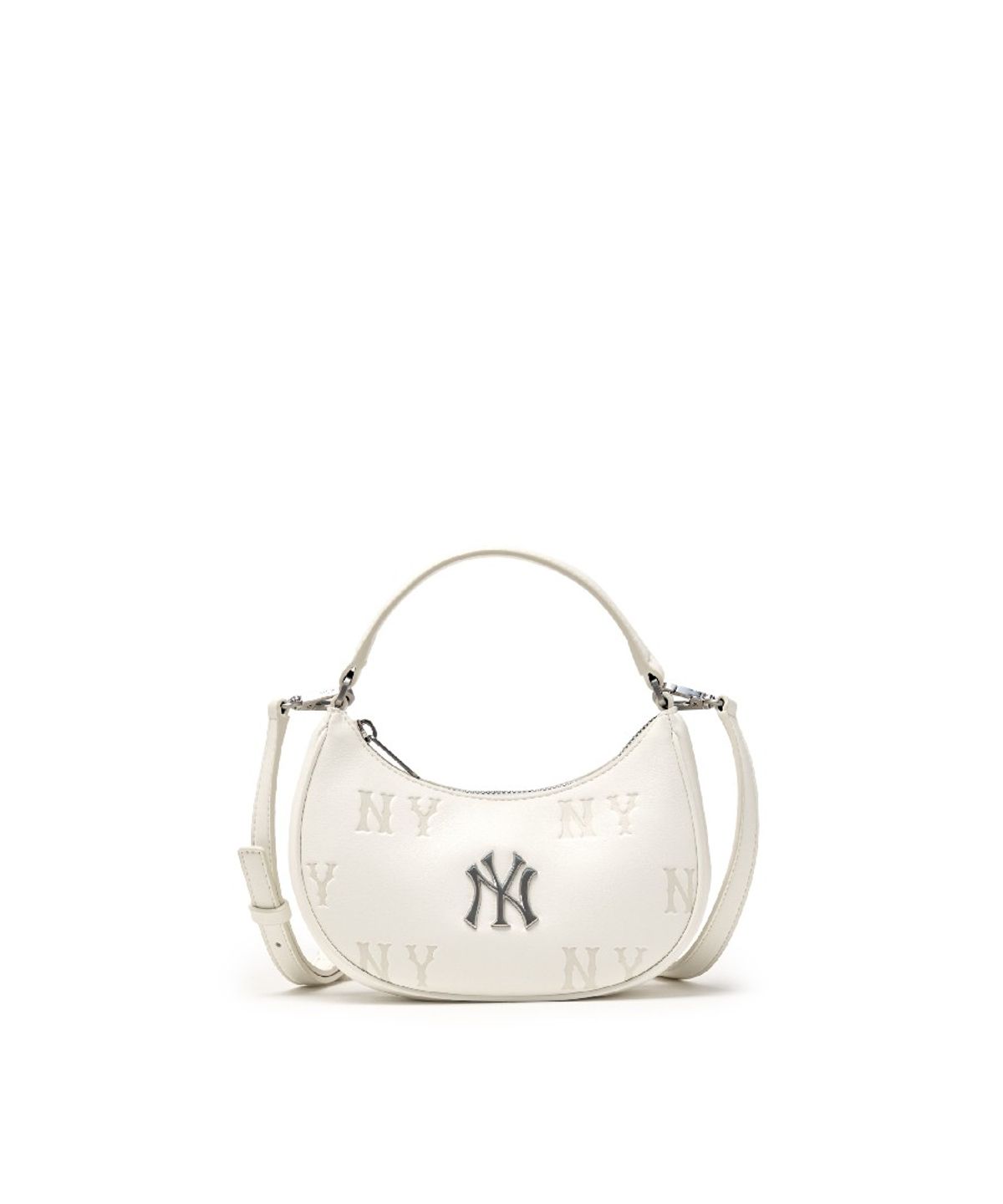 엠엘비(MLB) 클래식 모노그램 엠보 미니 크로스백 NY (Cream)
