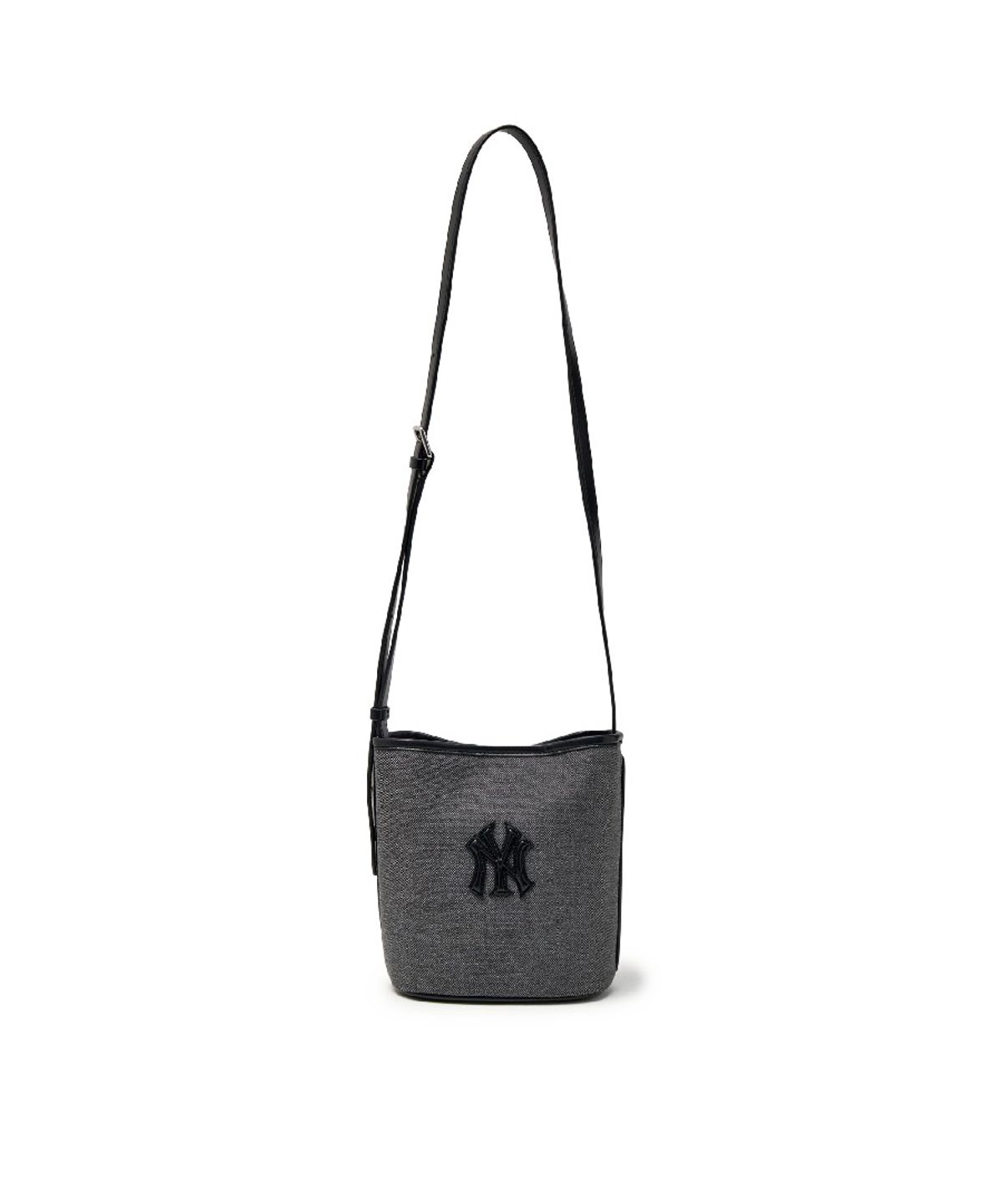 엠엘비(MLB) 베이직 캔버스 미니 버킷백 NY (Black)
