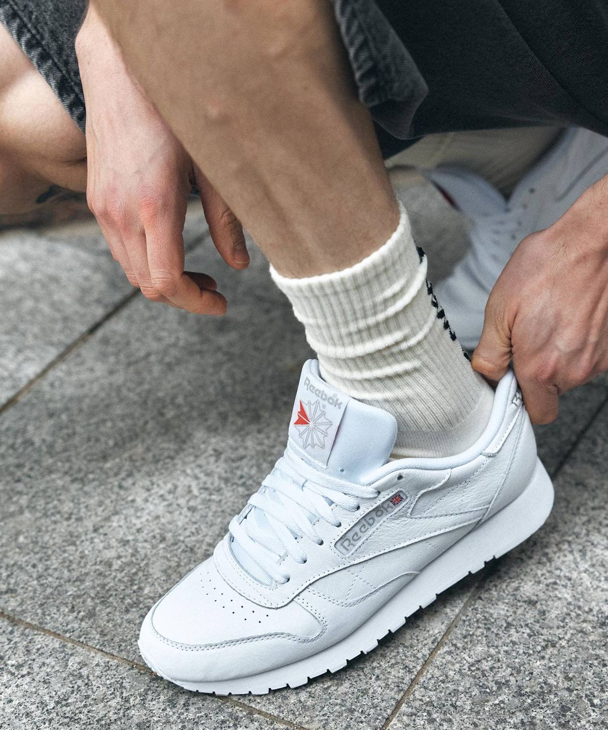 리복(REEBOK) 클래식 레더 - 코어 화이트 / 100008492