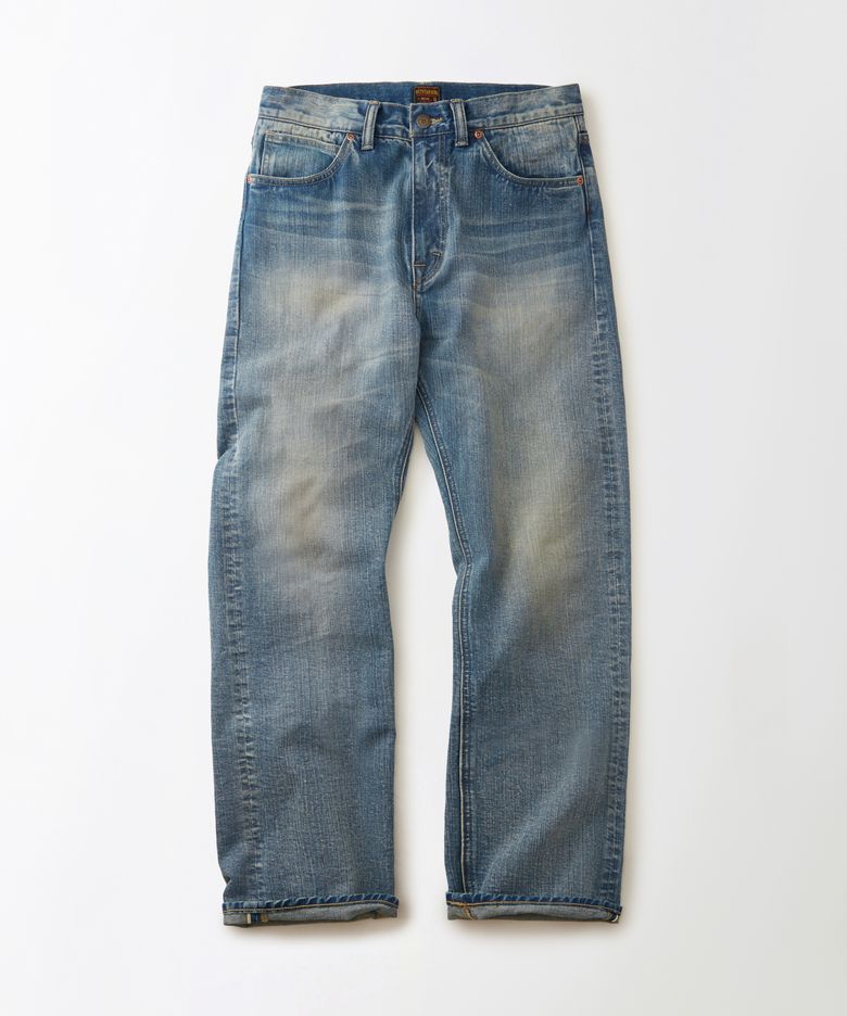 50S RIDERS SELVEDGE ZIP PANTS_L.BLUE