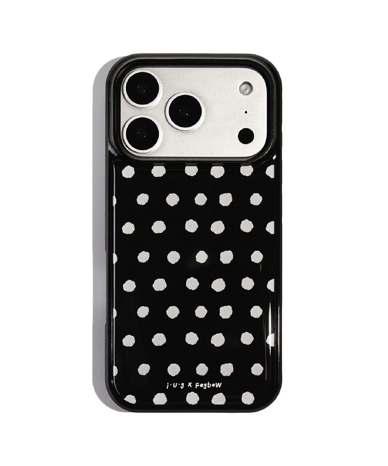 [이웃집] black dot 에폭시 범퍼 아이폰 케이스
