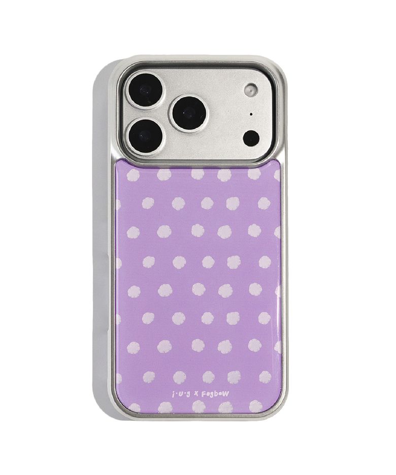 [이웃집] purple dot 에폭시 범퍼 아이폰 케이스