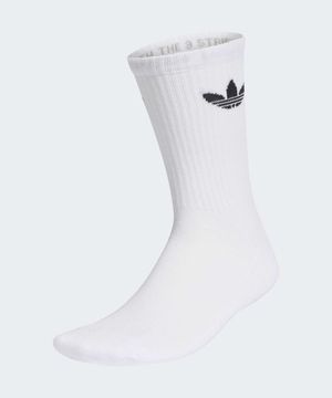 트레포일 크루 삭스 쿠션 한 켤레 - 화이트 / KE1340